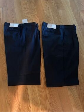 Doc & Amelia Men’s Black Dress Pants - Classic Trousers with stretch waist NWT